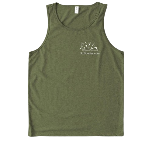 5 to 9 books URL green tank